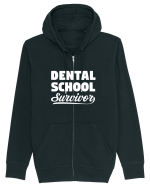 DENTAL SCHOOL Hanorac cu fermoar Unisex Connector