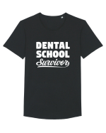 DENTAL SCHOOL Tricou mânecă scurtă guler larg Bărbat Skater
