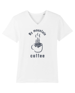 My Mountain Coffee Tricou mânecă scurtă guler V Bărbat Presenter