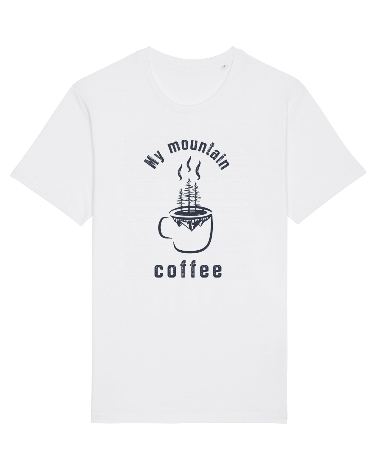 Tricou mânecă scurtă Unisex Rocker White