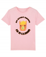 My Spirit Animal Is A Llama  Tricou mânecă scurtă  Copii Mini Creator