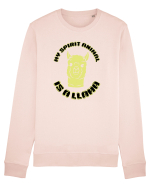 My Spirit Animal Is A Llama  Bluză mânecă lungă Unisex Rise