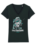 I'm Far From Normal Be Yourself Tricou mânecă scurtă guler V Damă Evoker