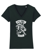Space Basketball WHite Tricou mânecă scurtă guler V Damă Evoker