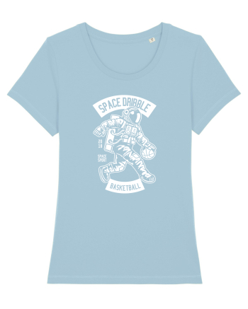 Space Basketball WHite Sky Blue