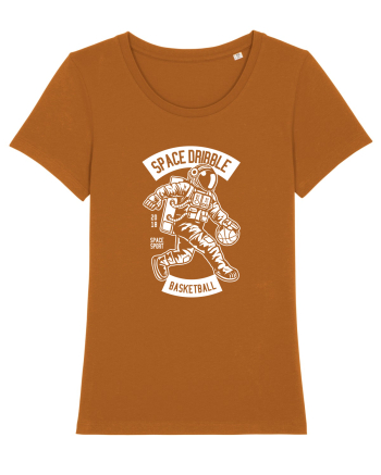 Space Basketball WHite Roasted Orange