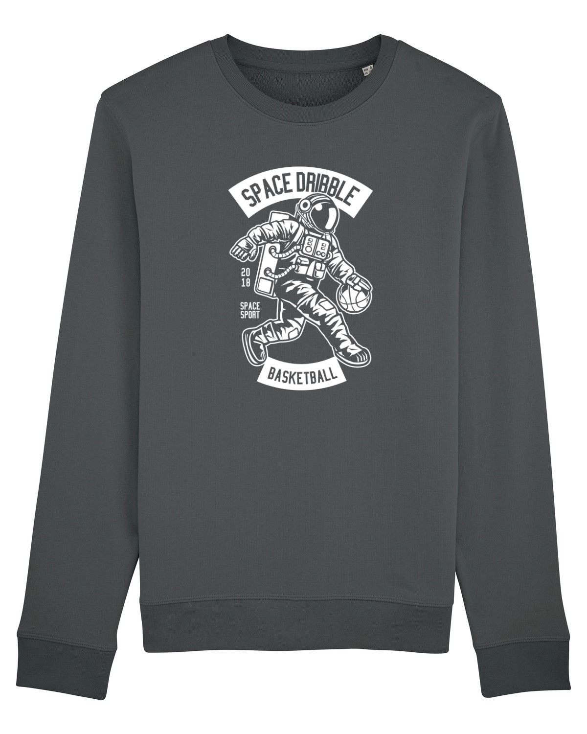 Bluză mânecă lungă Unisex Rise Anthracite