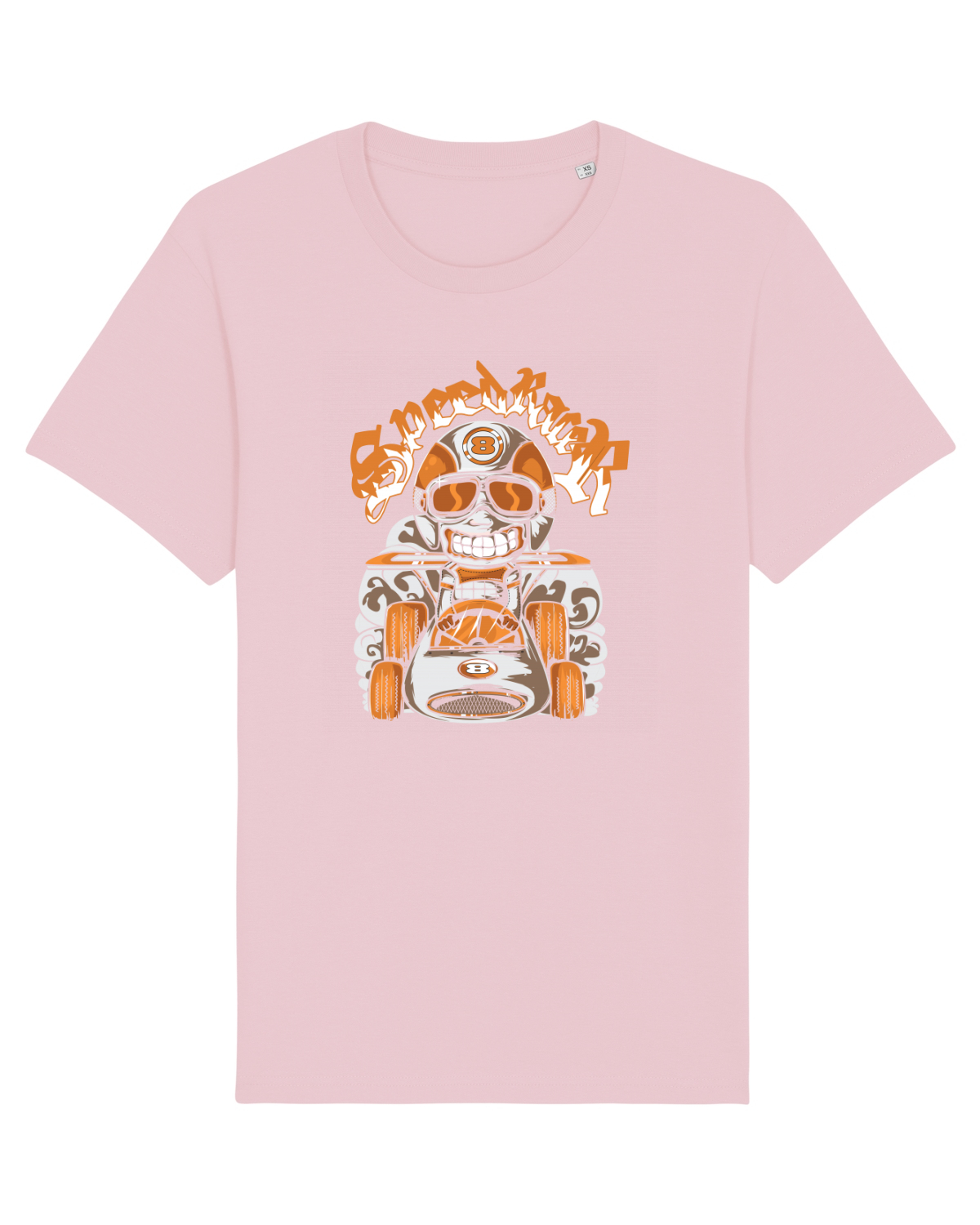Tricou mânecă scurtă Unisex Rocker Cotton Pink