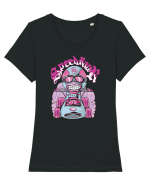 Pink Speed Racer Tricou mânecă scurtă guler larg fitted Damă Expresser