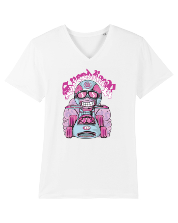 Pink Speed Racer White