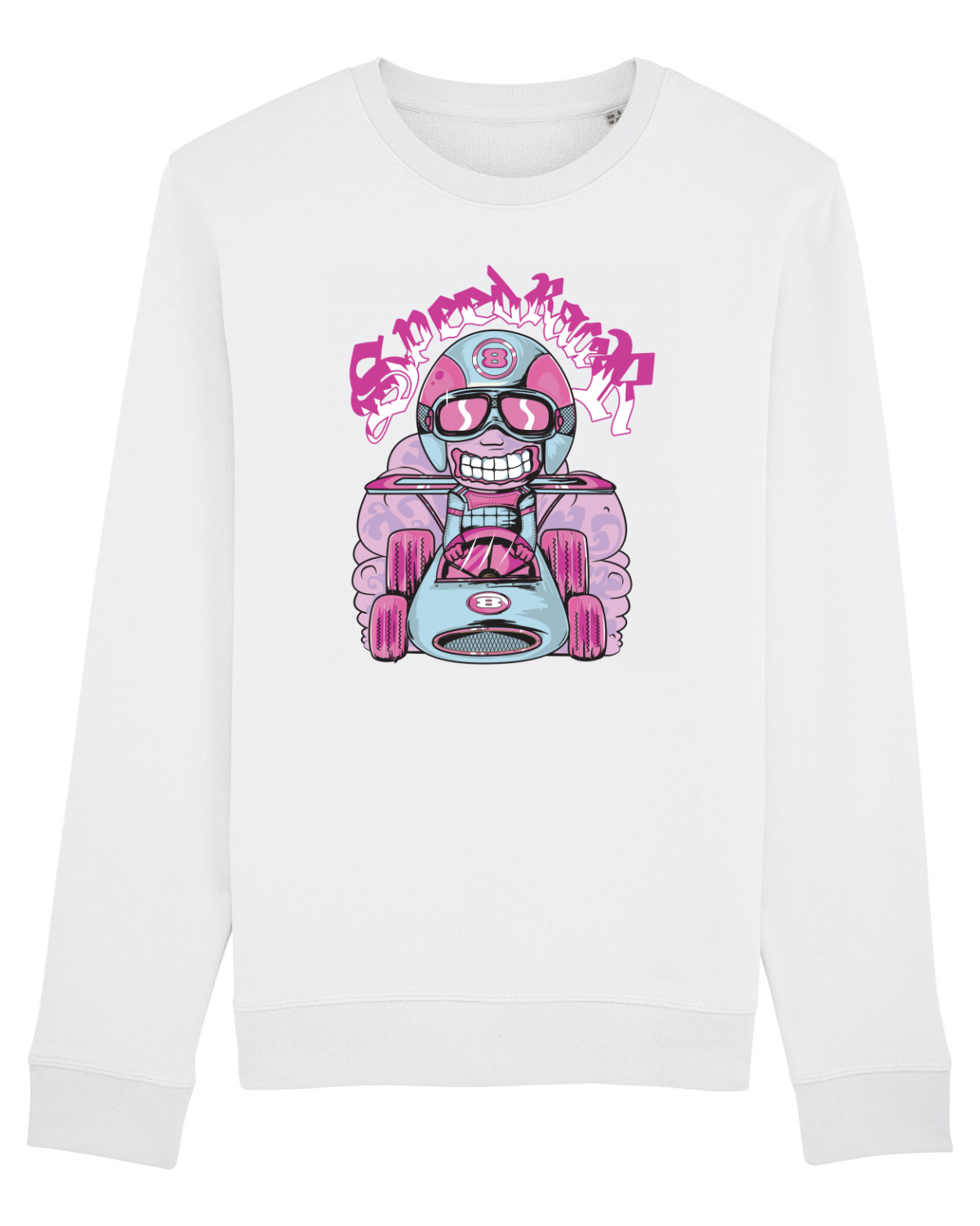 Bluză mânecă lungă Unisex Rise White