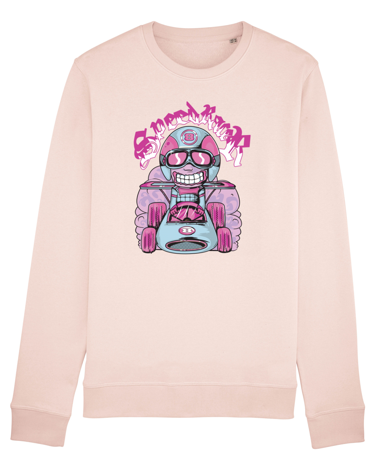 Bluză mânecă lungă Unisex Rise Candy Pink