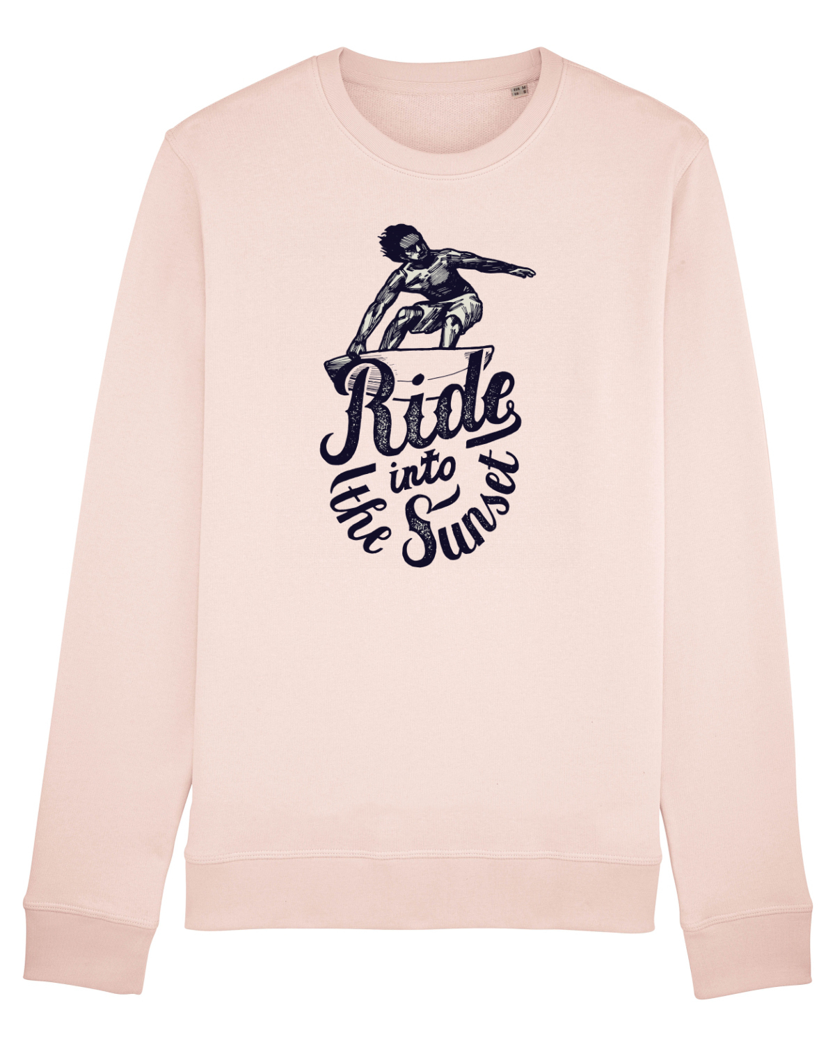 Bluză mânecă lungă Unisex Rise Candy Pink