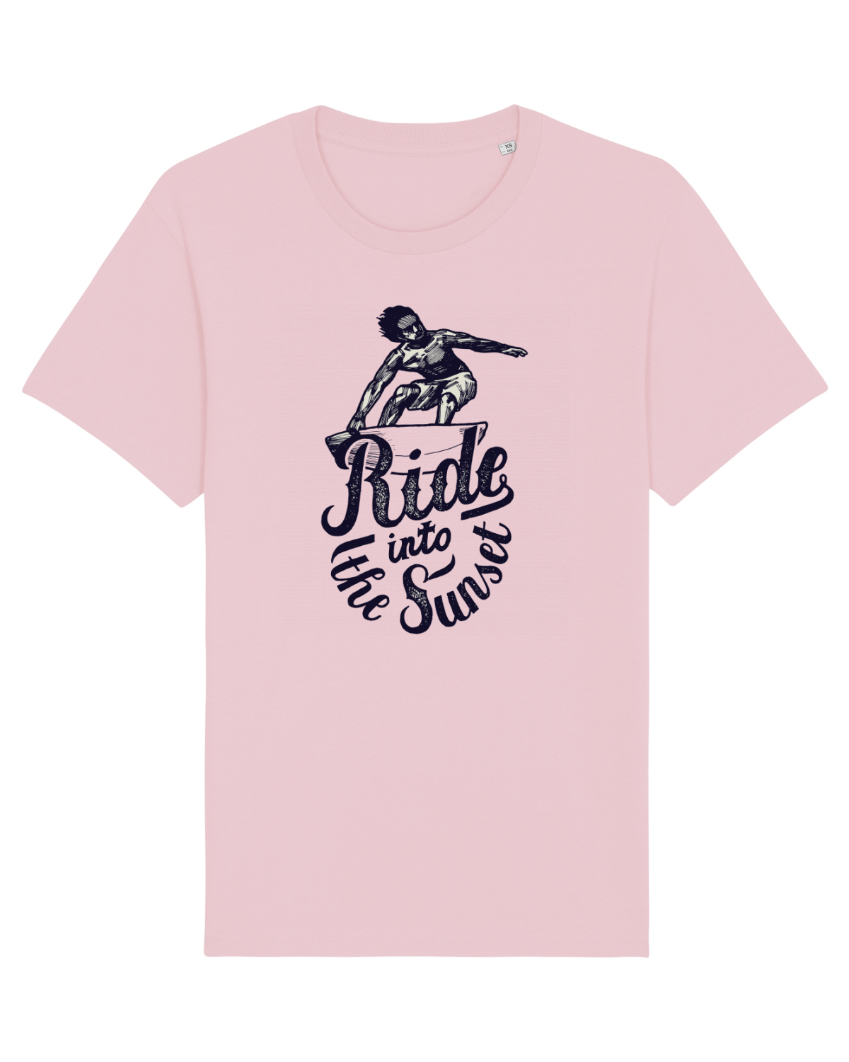 Tricou mânecă scurtă Unisex Rocker Cotton Pink