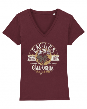 Born To Fly Eagle California Burgundy