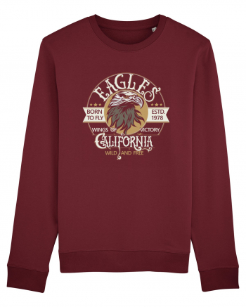 Born To Fly Eagle California Burgundy