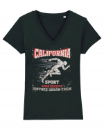 California Sport Tricou mânecă scurtă guler V Damă Evoker