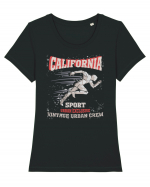 California Sport Tricou mânecă scurtă guler larg fitted Damă Expresser