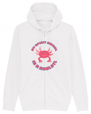 Kawaii Axolotl White