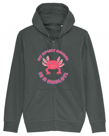 Kawaii Axolotl Anthracite