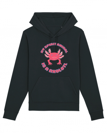 Kawaii Axolotl Black