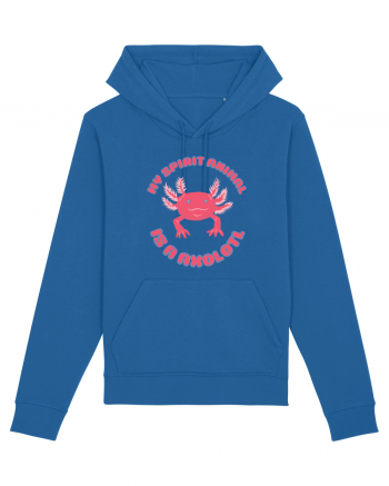 Kawaii Axolotl Royal Blue