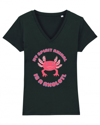 Kawaii Axolotl Black