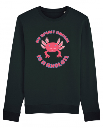 Kawaii Axolotl Black