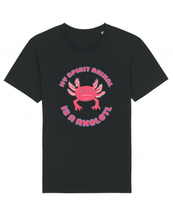 Kawaii Axolotl Black