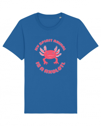 Kawaii Axolotl Royal Blue