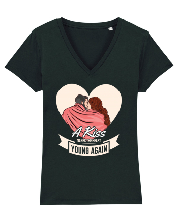 De ziua îndrăgostiților - A kiss makes the heart young again Black
