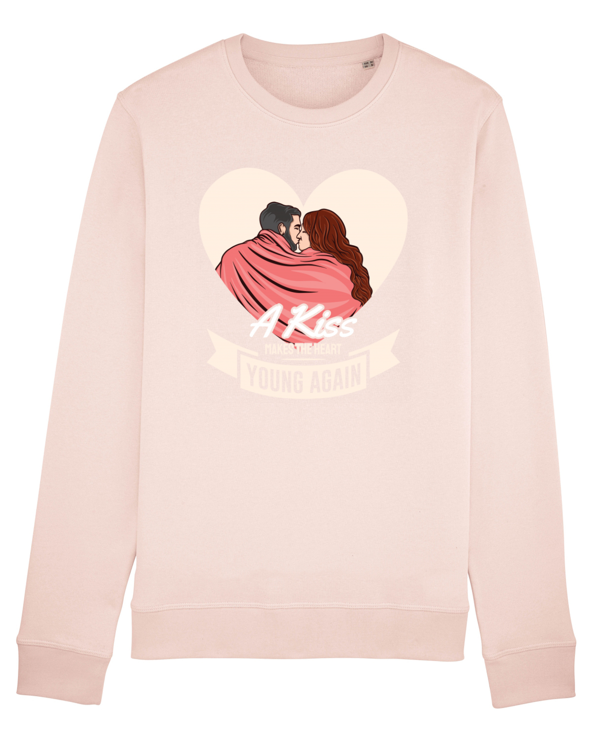 Bluză mânecă lungă Unisex Rise Candy Pink