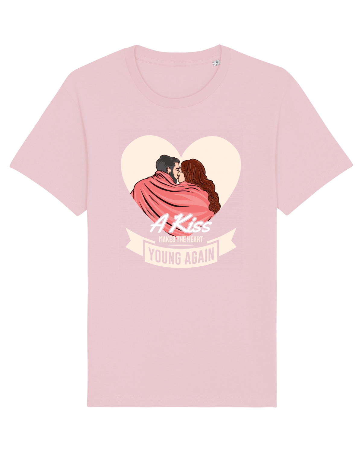 Tricou mânecă scurtă Unisex Rocker Cotton Pink