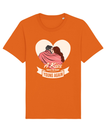 De ziua îndrăgostiților - A kiss makes the heart young again Bright Orange