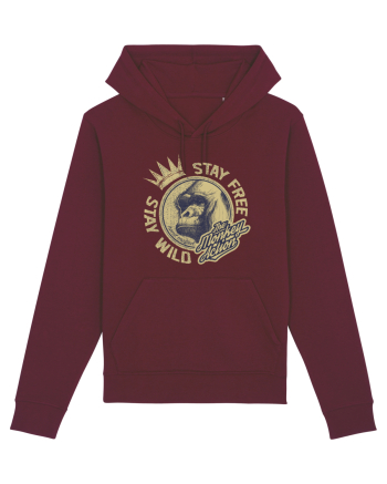 The Monkey Action Burgundy