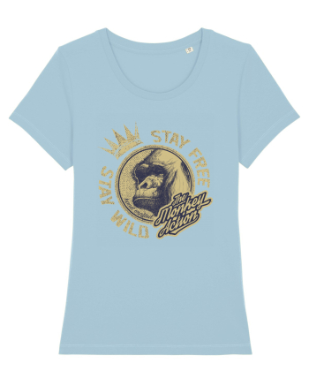 The Monkey Action Sky Blue