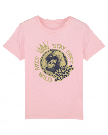 The Monkey Action Cotton Pink