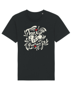 Taci și pupă-mă Tricou mânecă scurtă Unisex Rocker