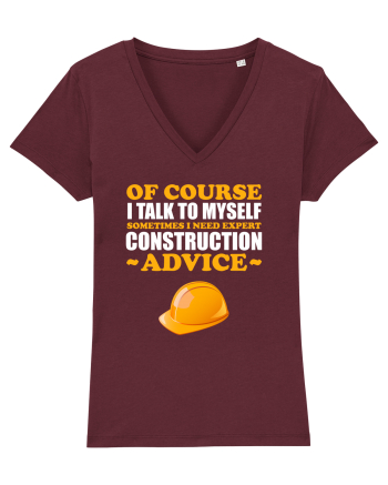 CONSTRUCTION Burgundy