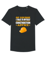 CONSTRUCTION Tricou mânecă scurtă guler larg Bărbat Skater