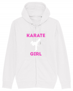 KARATE GIRL Hanorac cu fermoar Unisex Connector