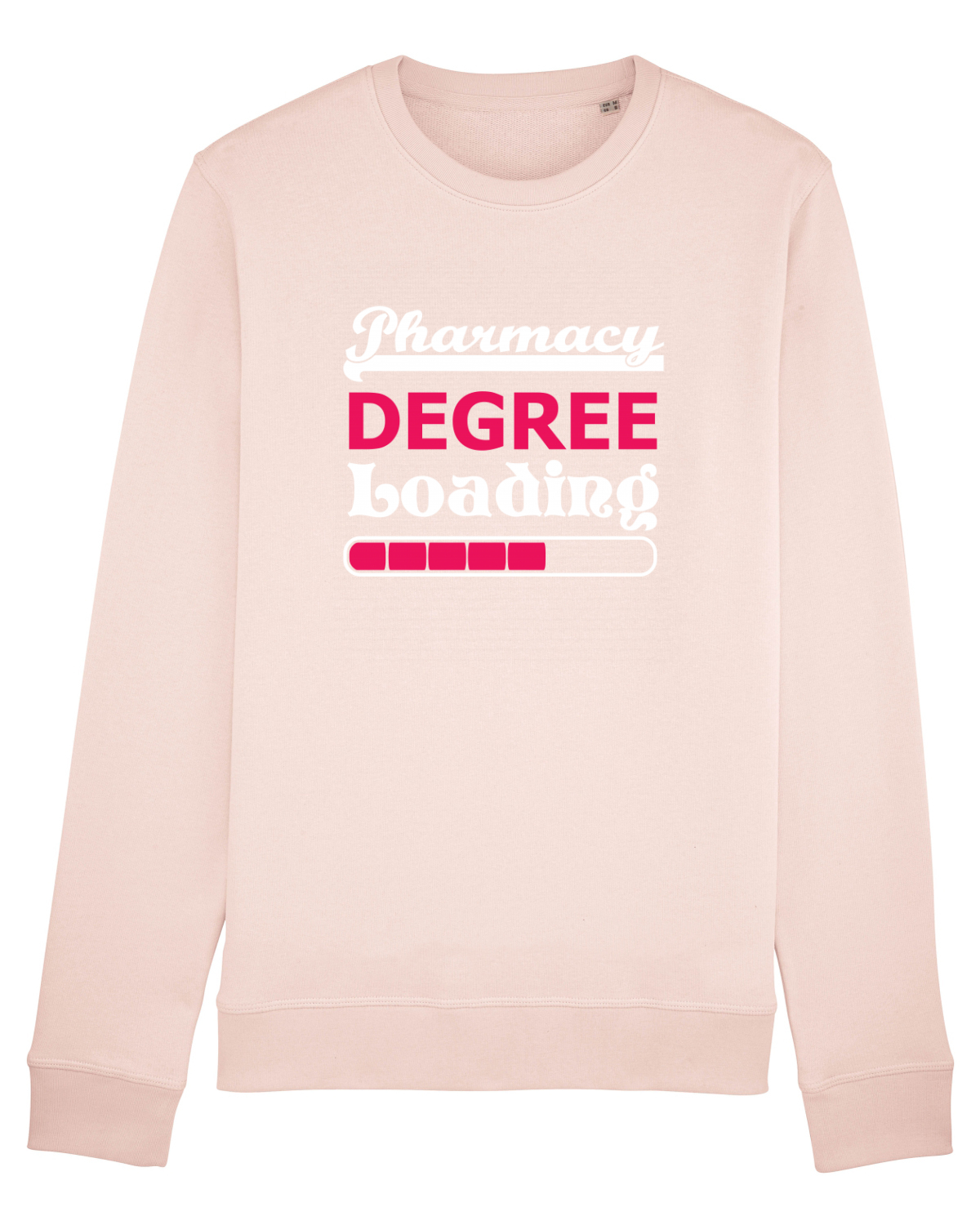 Bluză mânecă lungă Unisex Rise Candy Pink