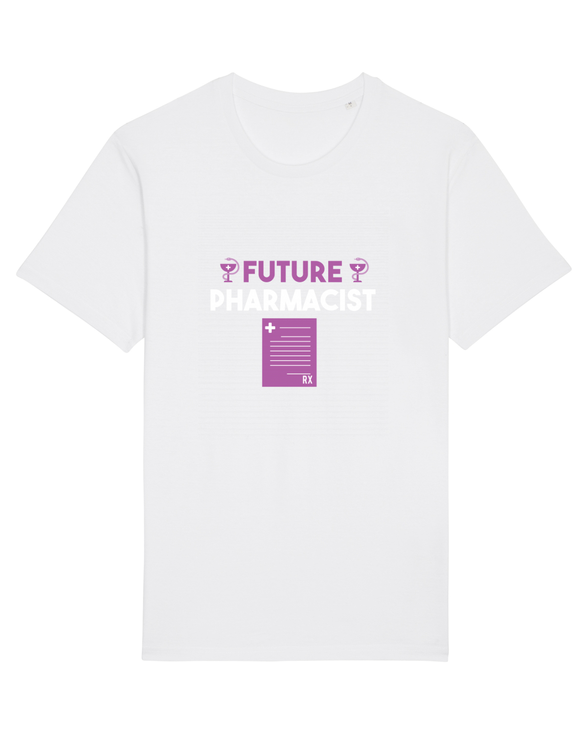 Tricou mânecă scurtă Unisex Rocker White