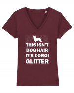 CORGI Tricou mânecă scurtă guler V Damă Evoker