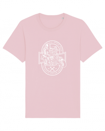 Speed Rider White Cotton Pink