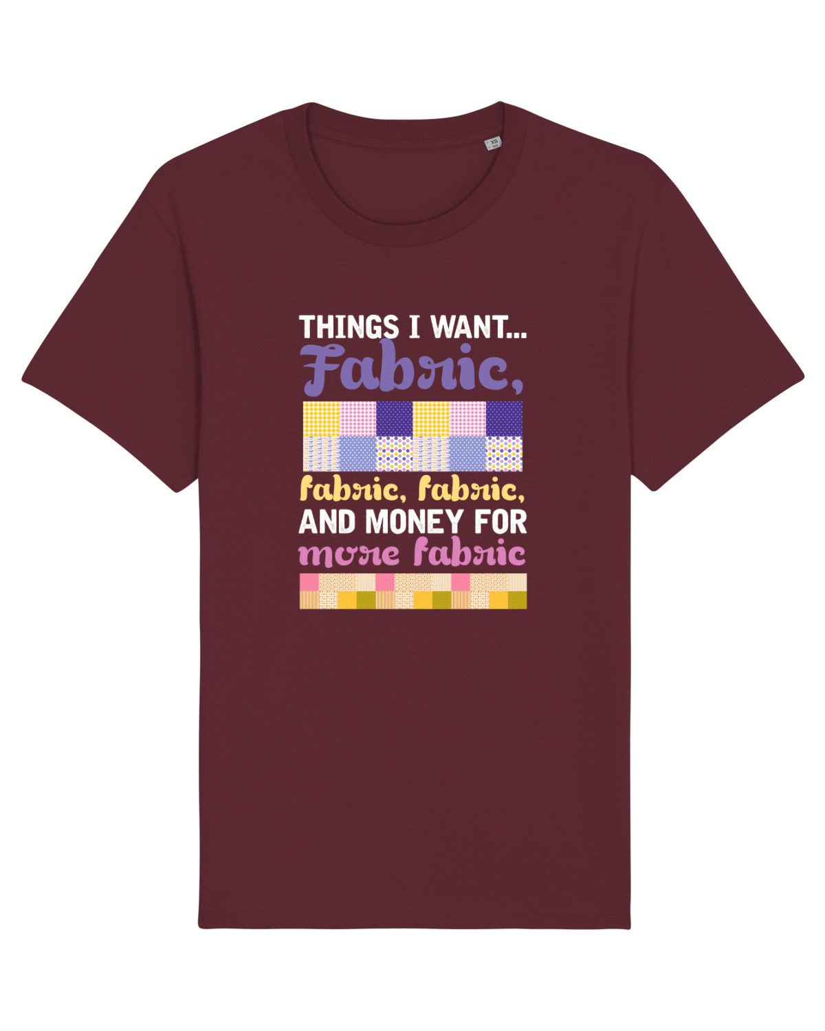 Tricou mânecă scurtă Unisex Rocker Burgundy