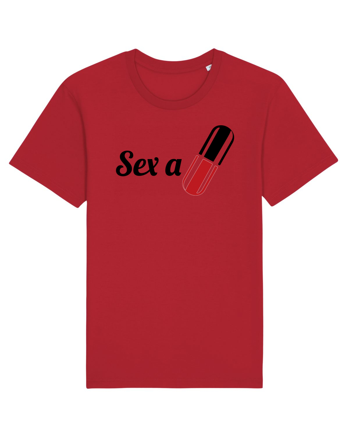 Tricou mânecă scurtă Unisex Rocker Red