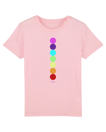 The seven Chakras Cotton Pink