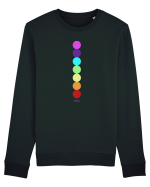 The seven Chakras Bluză mânecă lungă Unisex Rise