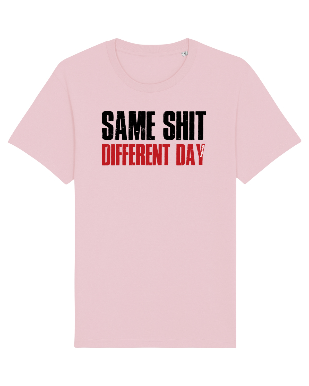 Tricou mânecă scurtă Unisex Rocker Cotton Pink